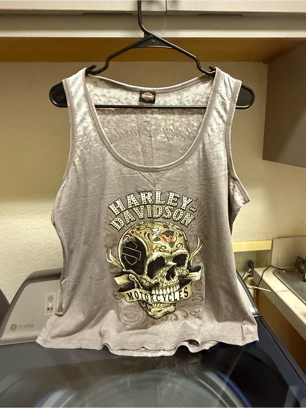 Harley-Davidson Light Gray Graphic Tank